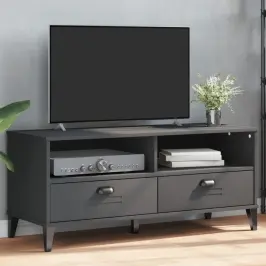 Tv Skapītis Viken, Pelēks, Inženierijas Koks Vidaxl