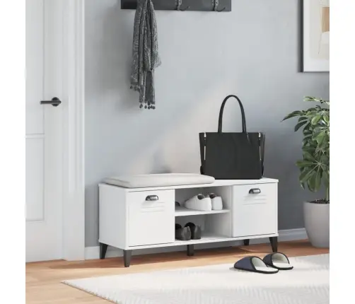 Apavu Skapis Viken, 106X35X45 Cm, Balts, Inženierijas Koks Vidaxl