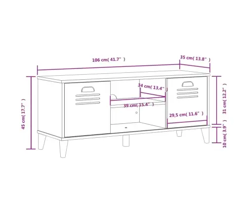 Apavu Skapis Viken, 106X35X45 Cm, Balts, Inženierijas Koks Vidaxl