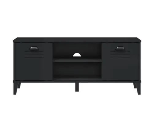 Apavu Skapis Viken, 106X35X45 Cm, Melns, Inženierijas Koks Vidaxl