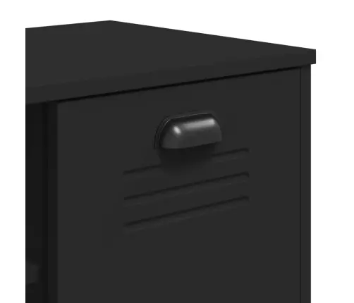 Apavu Skapis Viken, 106X35X45 Cm, Melns, Inženierijas Koks Vidaxl