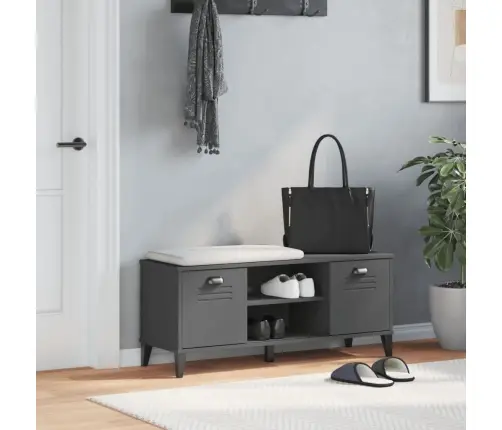 Jalatsipink "Viken", Antratsiithall, 106X35X45 cm Tehispuit