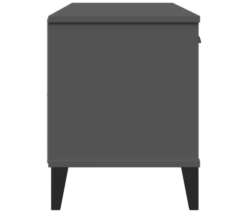 Jalatsipink "Viken", Antratsiithall, 106X35X45 cm Tehispuit