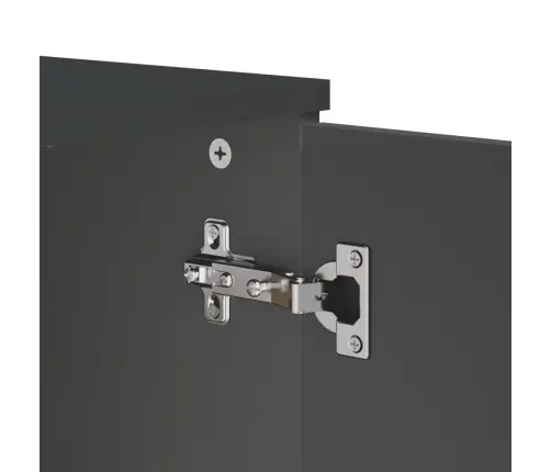 Grāmatu Plaukts Viken, Pelēks, 80X40X80 Cm, Inženierijas Koks Vidaxl