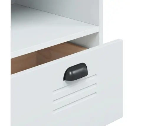 Knygų Spinta Viken, Balta, 80X40X90cm Pušies Medienos Masyvas