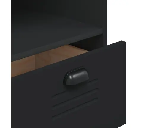 Grāmatu Plaukts Viken, Melns, 80X40X90 Cm, Inženierijas Koks Vidaxl