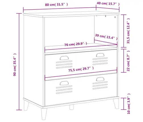 Grāmatu Plaukts Viken, Melns, 80X40X90 Cm, Inženierijas Koks Vidaxl