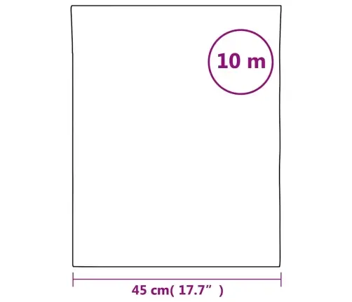 Loga Plēve, Matēta, Balta, 45X1000 Cm, Pvc Vidaxl