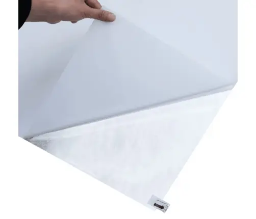 Loga Plēve, Matēta, Balta, 60X1000 Cm, Pvc Vidaxl