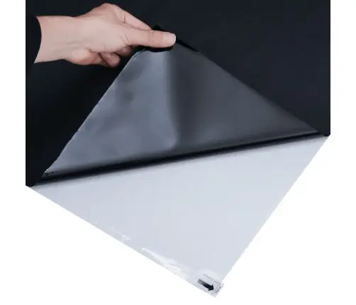 Loga Plēve, Matēta, Melna, 45X1000 Cm, Pvc Vidaxl