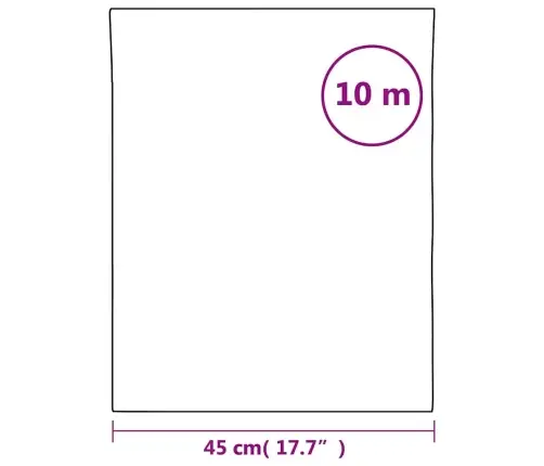 Loga Plēve, Matēta, Melna, 45X1000 Cm, Pvc Vidaxl