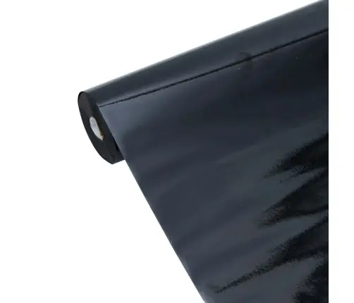 Loga Plēve, Matēta, Melna, 60X1000 Cm, Pvc Vidaxl