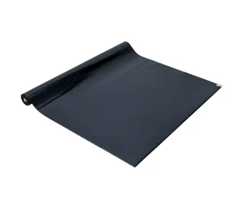 Loga Plēve, Matēta, Melna, 60X2000 Cm, Pvc Vidaxl