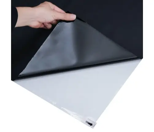 Loga Plēve, Matēta, Melna, 90X500 Cm, Pvc Vidaxl