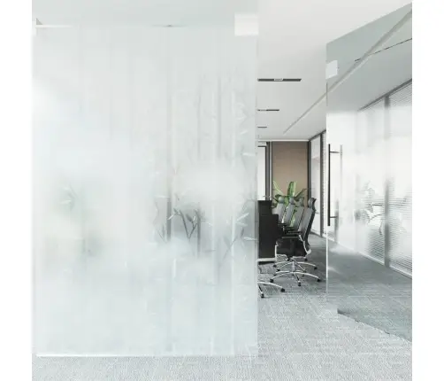 Loga Plēve, Matēta, Bambusa Raksts, 45X500 Cm, Pvc Vidaxl