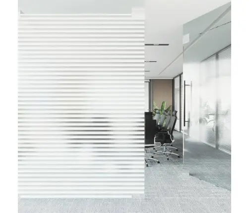 Loga Plēve, Matēta, Svītru Raksts, 45X500 Cm, Pvc Vidaxl