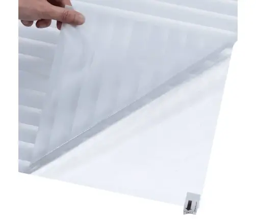 Loga Plēve, Matēta, Svītru Raksts, 45X500 Cm, Pvc Vidaxl