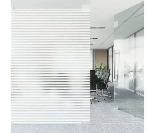 Langų Plėvelė, 90X500cm Pvc, Matinė, Dryžuotas Raštas