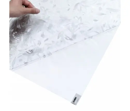 Loga Plēve, Matēta, Puķes Raksts, 60X500 Cm, Pvc Vidaxl