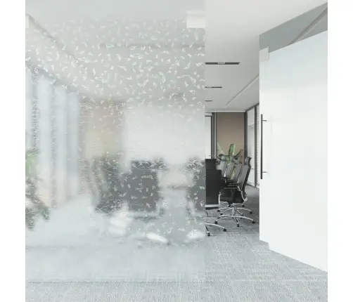 Loga Plēve, Matēta, Varavīksnes Raksts, 90X2000 Cm, Pvc Vidaxl