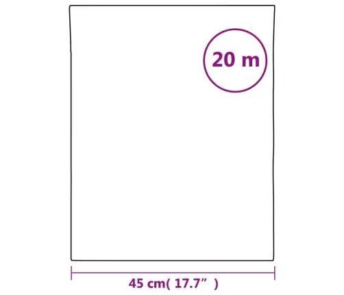 Atstarojoša Plēve, Sudrabaina, 45X2000 Cm, Pvc Vidaxl