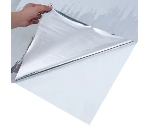 Atstarojoša Plēve, Sudrabaina, 90X500 Cm, Pvc Vidaxl