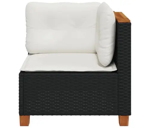 Dārza Stūra Dīvāns Ar Spilveniem, Melna Pe Rotangpalma Vidaxl Dārza Stūra Dīvāns Ar Spilveniem, Melna Pe Rotangpalma Vidaxl