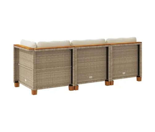 3-Kohaline Aiadiivan Koos Patjadega, Beež, Polürotang