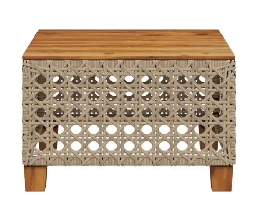 Aialaud, Beež, 55X55X36 cm Polürotang, Akaatsiapuit