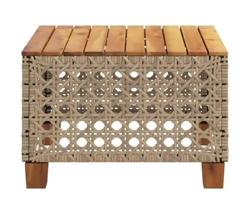 Aialaud, Beež, 55X55X36 cm Polürotang, Akaatsiapuit