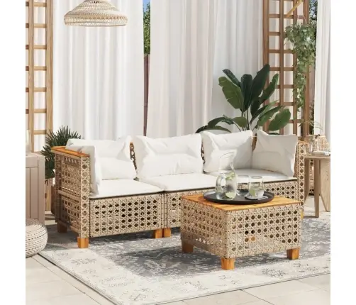 3-Kohaline Aiadiivan Koos Patjadega, Beež, Polürotang