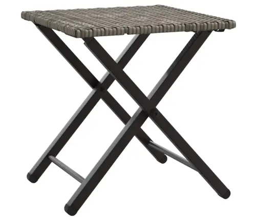 5-Osaline Kokkupandav Aiamööbli Komplekt, Hall, Polürotang