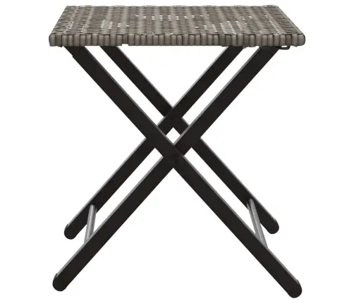 5-Osaline Kokkupandav Aiamööbli Komplekt, Hall, Polürotang