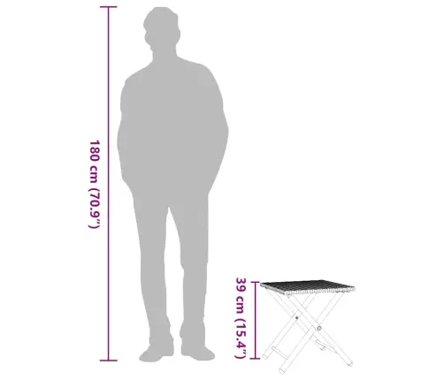 5-Osaline Kokkupandav Aiamööbli Komplekt, Helehall, Polürotang