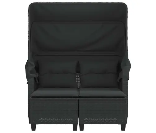 2-Kohaline Aiadiivan Varikatuse Ja Tumbadega, Must, Pe-Rotang