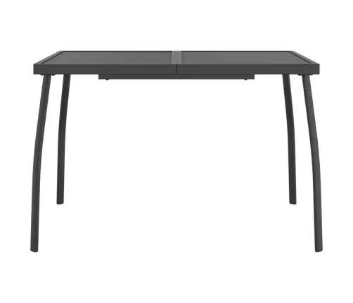 5-Osaline Aia Söögimööbli Komplekt, Antratsiit, Metall, Võrk