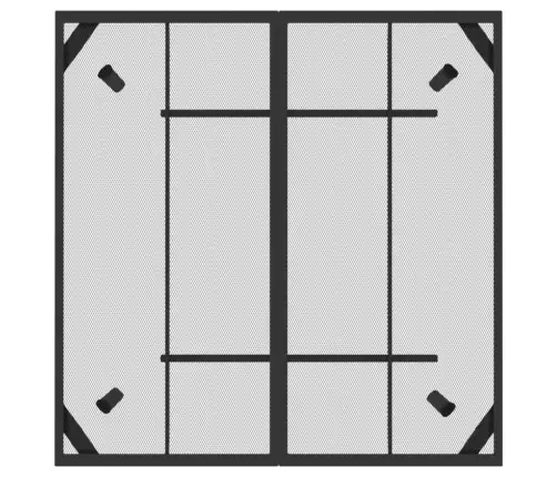 5-Daļīgs Dārza Mēbeļu Komplekts, Antracītpelēks, Metāla Siets Vidaxl