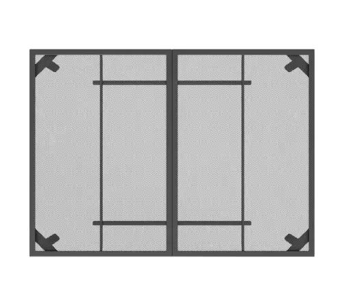 5-Daļīgs Dārza Mēbeļu Komplekts, Antracītpelēks, Metāla Siets Vidaxl