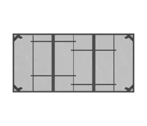 7-Daļīgs Dārza Mēbeļu Komplekts, Antracītpelēks, Metāla Siets Vidaxl