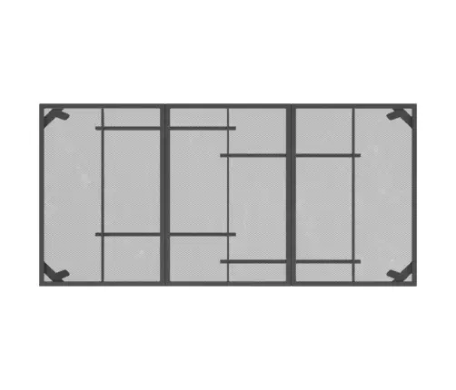 9-Daļīgs Dārza Mēbeļu Komplekts, Antracītpelēks, Metāla Siets Vidaxl