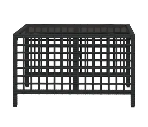 3 Gab Stūra Dārza Dīvānu Komplekts Ar Matračiem, Pe Rotangpalma Vidaxl