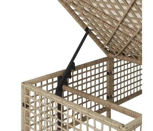 3-Osaline Aiamööblikomplekt Patjadega, Beež, Polürotang 3-Osaline Aiamööblikomplekt Patjadega, Beež, Polürotang