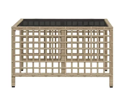 3-Osaline Aiamööblikomplekt Patjadega, Beež, Polürotang 3-Osaline Aiamööblikomplekt Patjadega, Beež, Polürotang