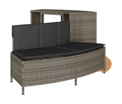 Burbuļvannas Aizsargloks, Pelēka Pe Rotangpalma, Akācijas Koks Vidaxl