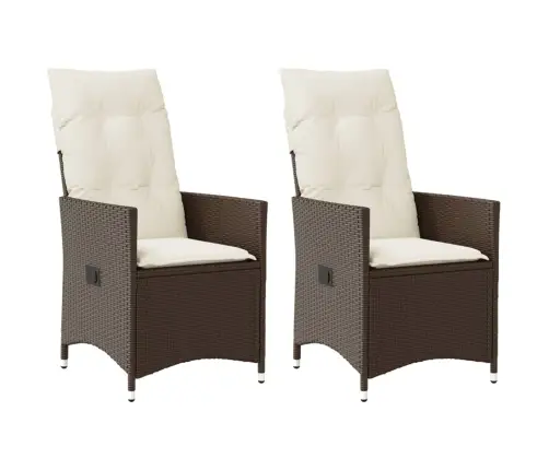 Allalastava Seljatoega Aiatoolid 2 Tk, Patjadega, Pruun