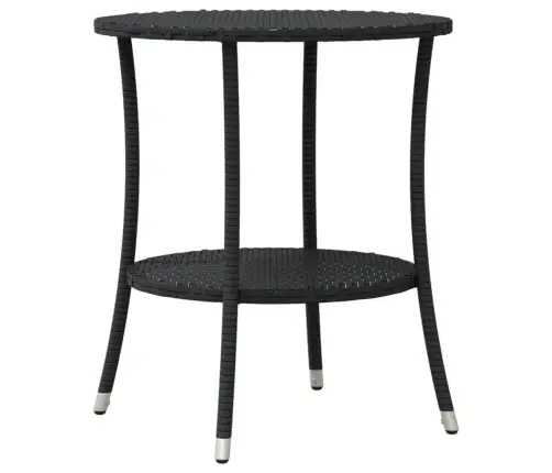 3-Osaline Bistrookomplekt Patjadega, Must, Polürotang