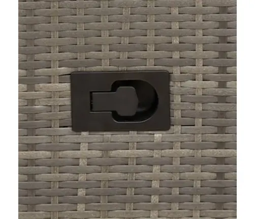 Bistro Komplektas Su Pagalvėlėmis, 3 Dalių, Pilkas, Poliratanas