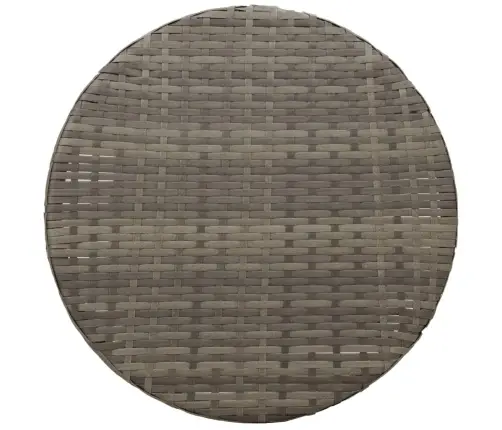 Bistro Komplektas Su Pagalvėlėmis, 3 Dalių, Pilkas, Poliratanas