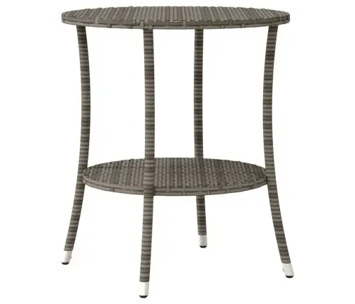 Bistro Baldų Komplektas Su Pagalvėlėmis, 3 Dalių, Pilkas, Polirotangas