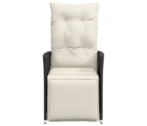 Atgāžami Dārza Krēsli, 2 Gab., Matrači, Melna Pe Rotangpalma Vidaxl Atgāžami Dārza Krēsli, 2 Gab., Matrači, Melna Pe Rotangpalma Vidaxl